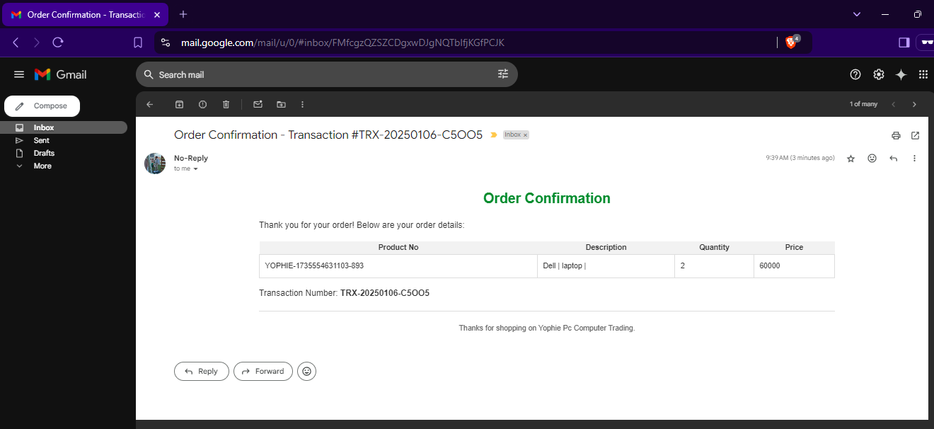 Email Notification